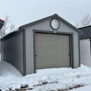 Preleased 12x20 Gray Gable Shed