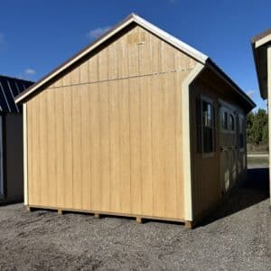 12x20 Driftwood Quaker Shed Exterior