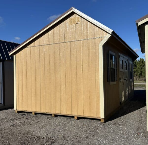 12x20 Driftwood Quaker Shed Exterior