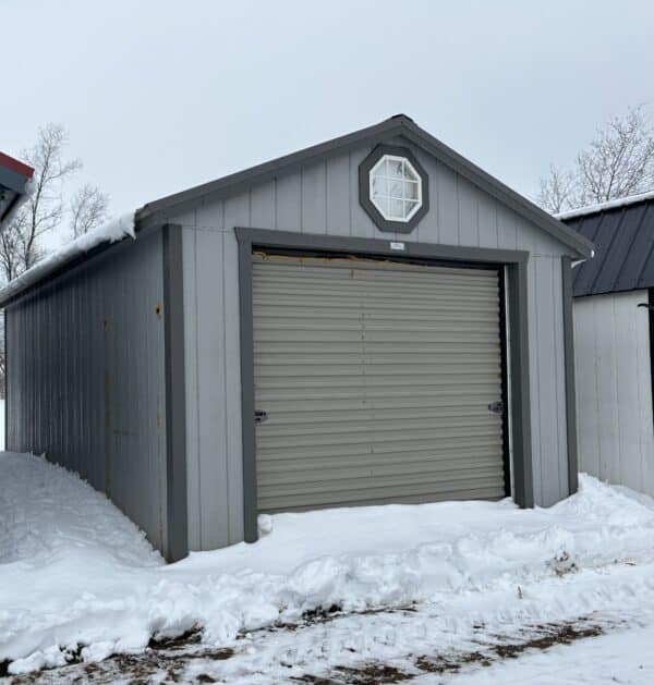 Preleased 12x20 Gray Gable Shed