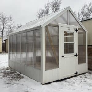 8x12 White Greenhouse