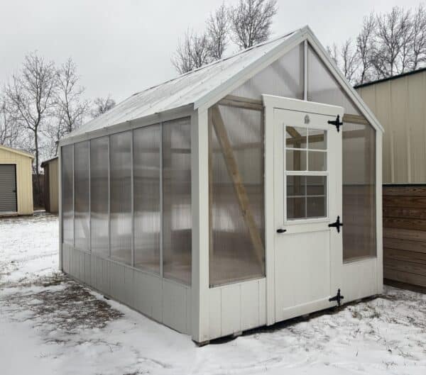 8x12 White Greenhouse