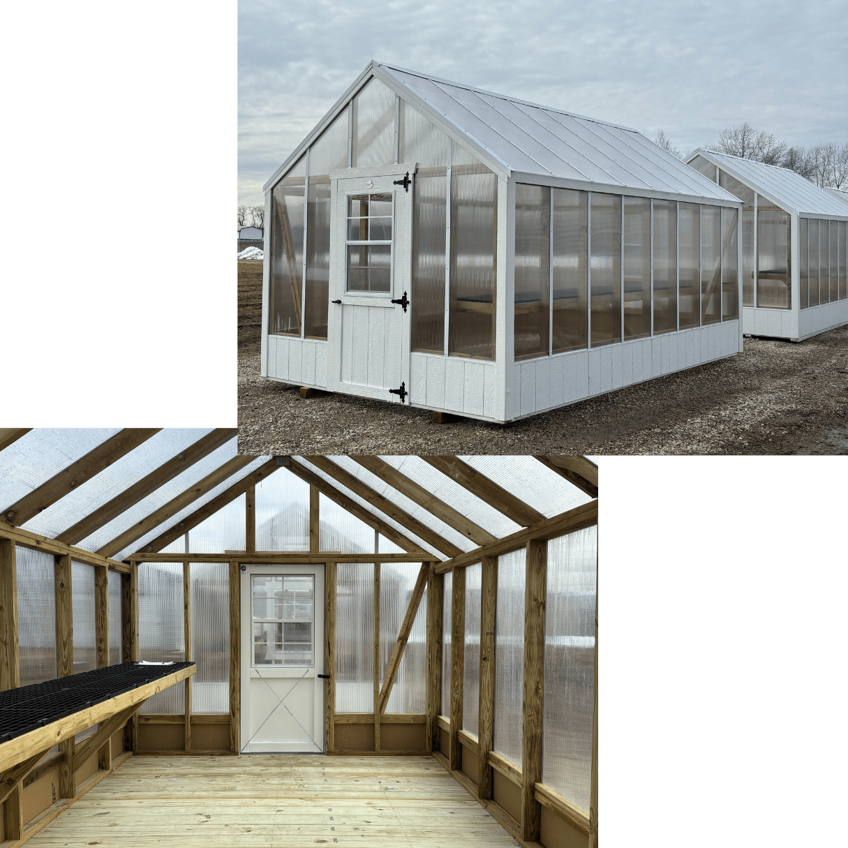 Amish built greenhouse