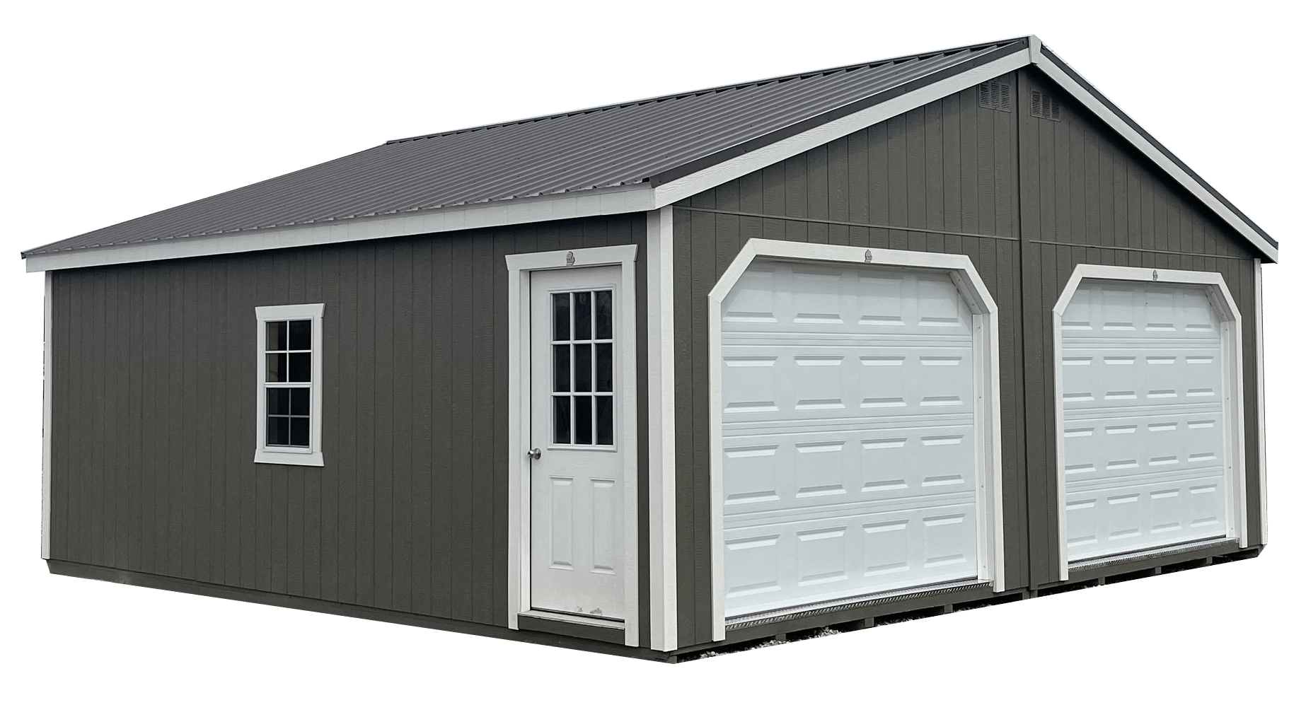 Double wide Amish Built Garage