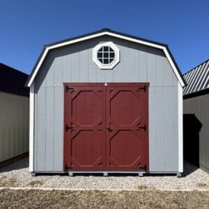12x24 Gray Lofted Barn