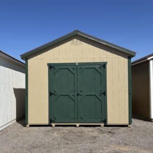 12x20 Tan Gable Shed