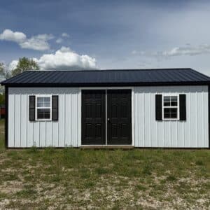 Preleased 14x24 Metal Gable Garden Shed