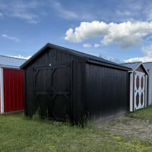 10x12 Black Gable Shed
